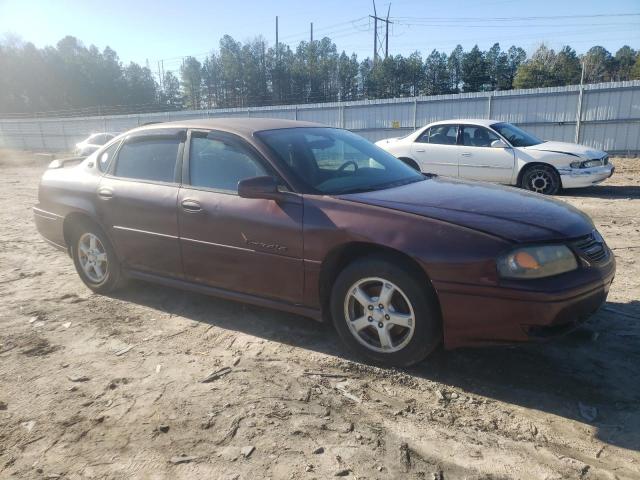 2G1WH52K149353642 - 2004 CHEVROLET IMPALA LS BURGUNDY photo 4