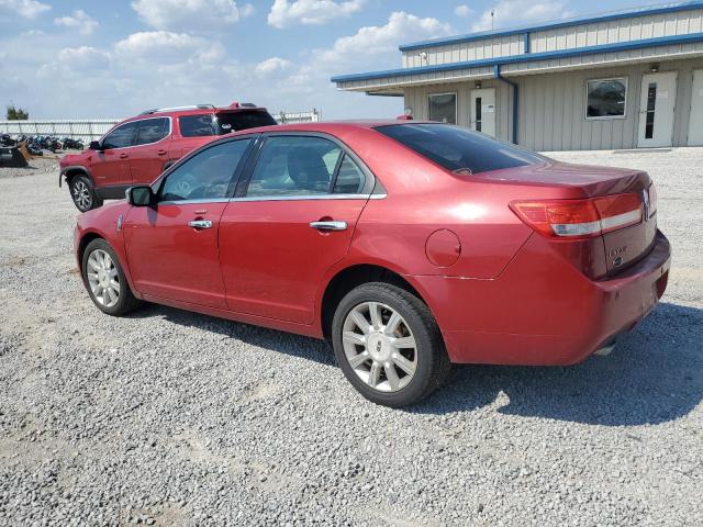 3LNHL2GC0AR625825 - 2010 LINCOLN MKZ RED photo 2