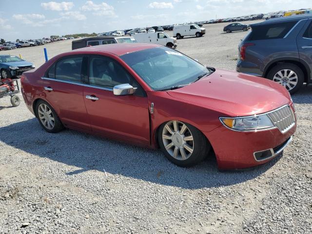 3LNHL2GC0AR625825 - 2010 LINCOLN MKZ RED photo 4