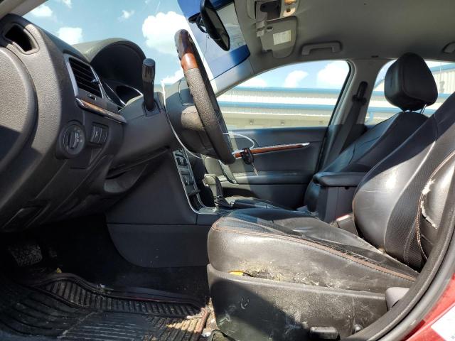 3LNHL2GC0AR625825 - 2010 LINCOLN MKZ RED photo 7