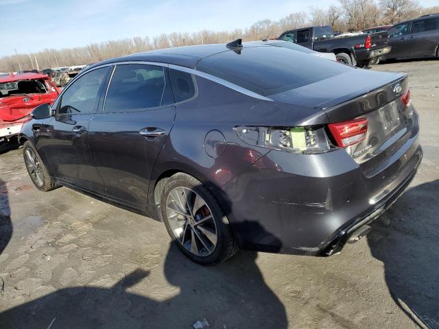 5XXGW4L22GG093128 - 2016 KIA OPTIMA SX GRAY photo 2