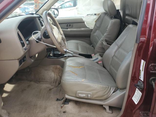 JN8DR09Y54W915837 - 2004 NISSAN PATHFINDER LE BURGUNDY photo 7