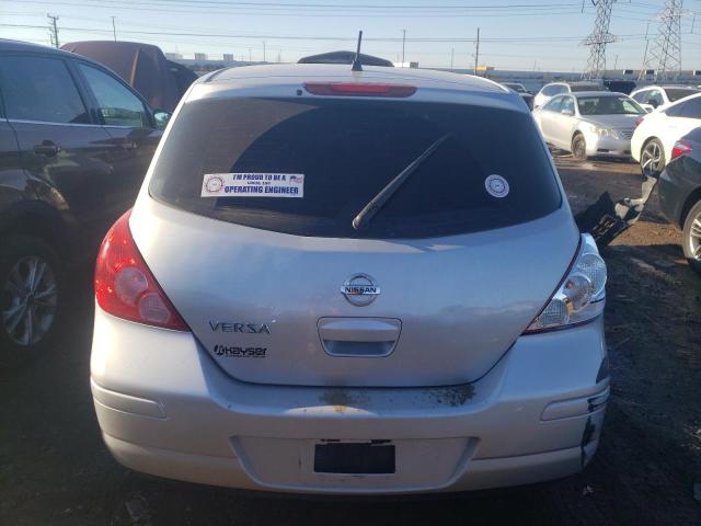 3N1BC1CP8CL374378 - 2012 NISSAN VERSA S GRAY photo 6