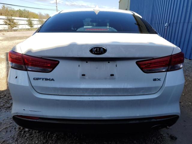 5XXGU4L3XGG062742 - 2016 KIA OPTIMA EX WHITE photo 6