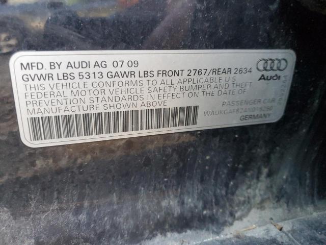 WAUKGAFB2AN015250 - 2010 AUDI A6 PRESTIGE أزرق صورة 12