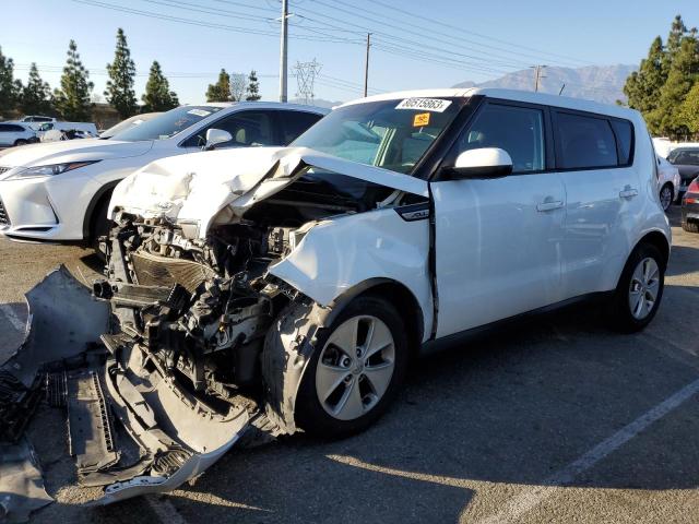 KNDJN2A27F7774604 - 2015 KIA SOUL WHITE photo 1