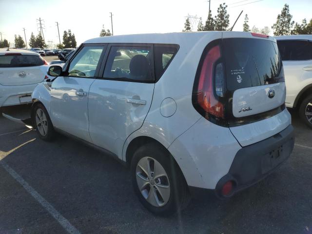 KNDJN2A27F7774604 - 2015 KIA SOUL WHITE photo 2