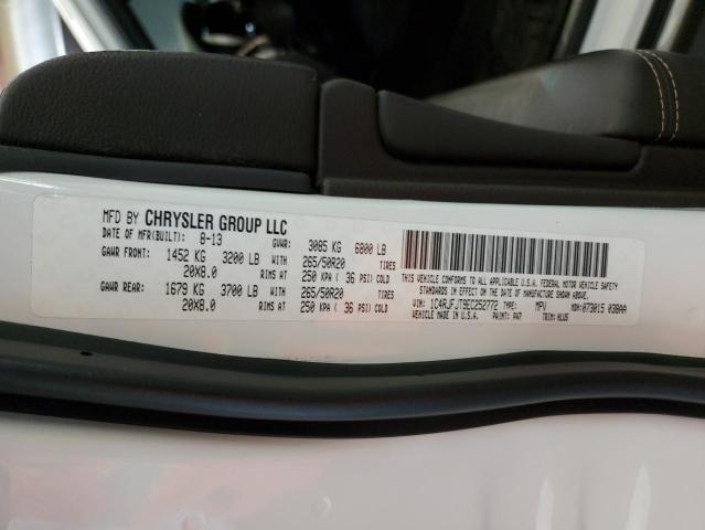 1C4RJFJT9EC252772 - 2014 JEEP GRAND CHER SUMMIT 白色 照片 13