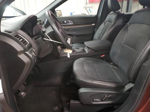 1FM5K8F81JGB78970 - 2018 FORD EXPLORER LIMITED RED photo 7