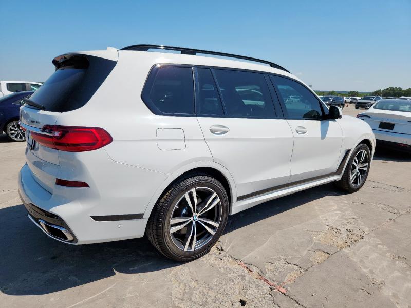 5UXCX4C52KLS37502 - 2019 BMW X7 XDRIVE50I WHITE photo 3