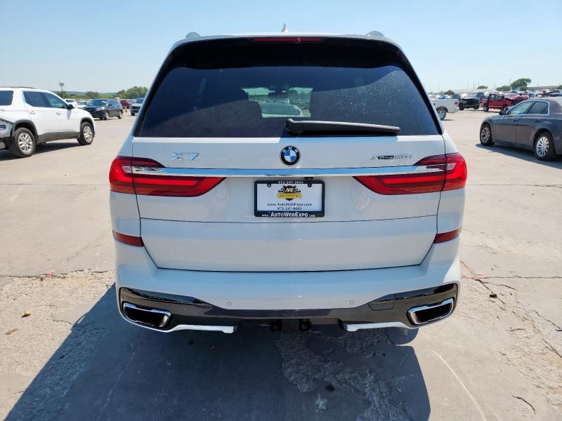 5UXCX4C52KLS37502 - 2019 BMW X7 XDRIVE50I WHITE photo 6