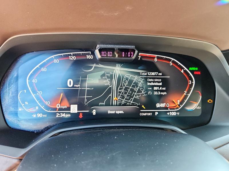 5UXCX4C52KLS37502 - 2019 BMW X7 XDRIVE50I WHITE photo 9