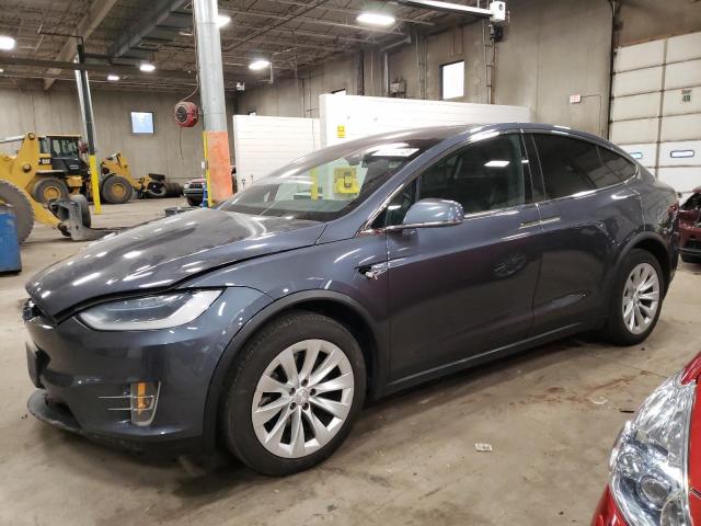 5YJXCDE26JF096694 - 2018 TESLA MODEL X GRAY photo 1