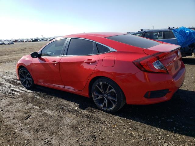 2HGFC2F82LH515402 - 2020 HONDA CIVIC SPORT RED photo 2