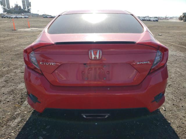 2HGFC2F82LH515402 - 2020 HONDA CIVIC SPORT RED photo 6