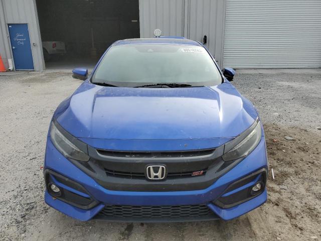 2HGFC1E50LH700341 - 2020 HONDA CIVIC SI BLUE photo 5