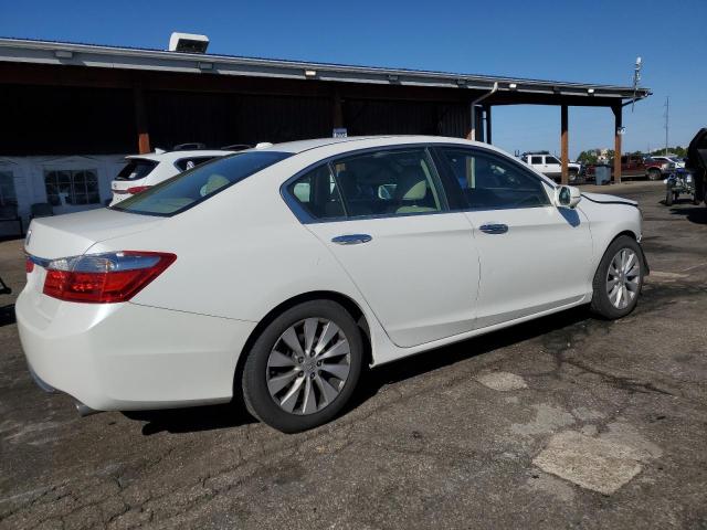 1HGCR2F89DA003265 - 2013 HONDA ACCORD EXL WHITE photo 3