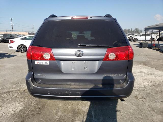 5TDZA23C26S505954 - 2006 TOYOTA SIENNA CE BLUE photo 6