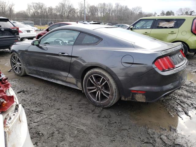 1FA6P8TH0H5262417 - 2017 FORD MUSTANG GRAY photo 2