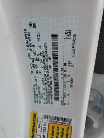 1FMEE5BP4PLB58778 - 2023 FORD BRONCO BASE 白色 照片 13