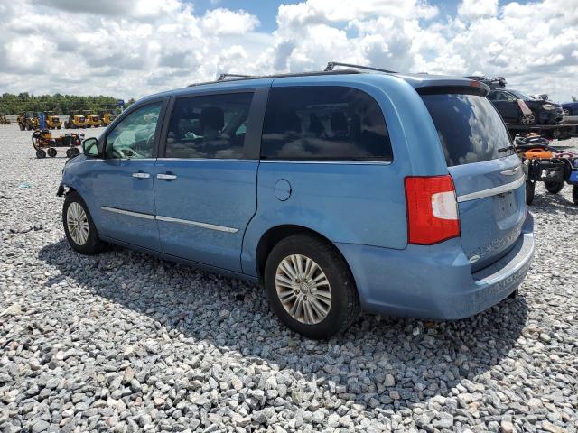 2C4RC1CG5CR193110 - 2012 CHRYSLER TOWN & COU TOURING L BLUE photo 2