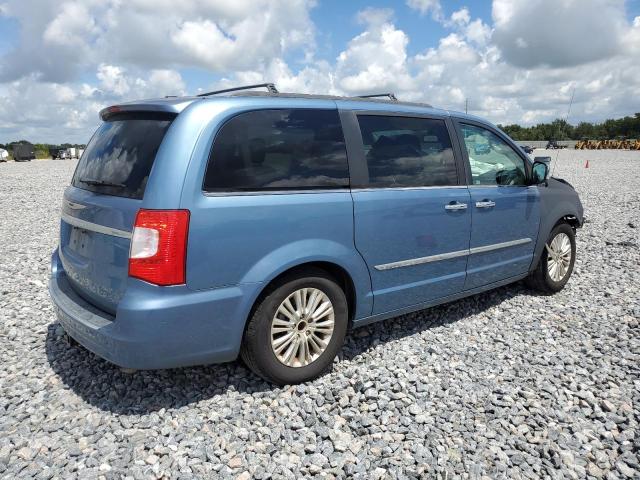 2C4RC1CG5CR193110 - 2012 CHRYSLER TOWN & COU TOURING L BLUE photo 3