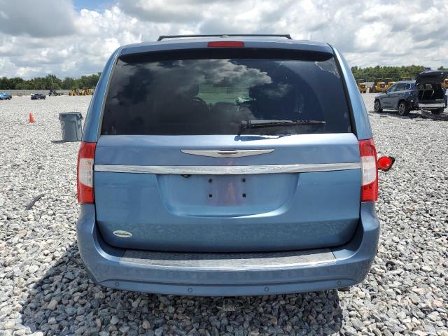 2C4RC1CG5CR193110 - 2012 CHRYSLER TOWN & COU TOURING L BLUE photo 6