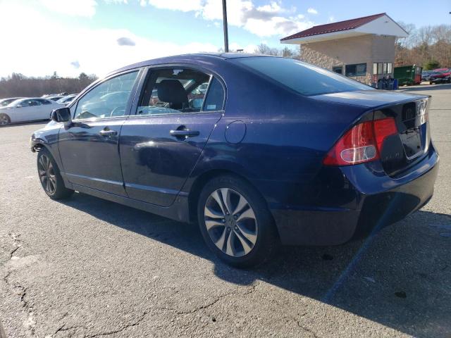 2HGFA16538H523330 - 2008 HONDA CIVIC LX BLUE photo 2