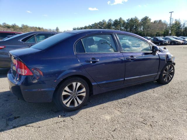 2HGFA16538H523330 - 2008 HONDA CIVIC LX BLUE photo 3