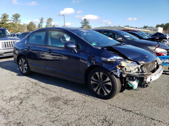 2HGFA16538H523330 - 2008 HONDA CIVIC LX BLUE photo 4