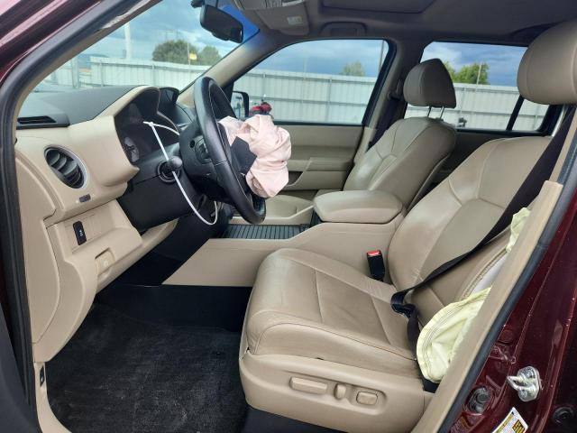 5FNYF4H51DB027157 - 2013 HONDA PILOT EXL 栗色 照片 7