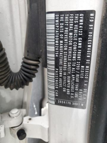 3VW5P7AT0DM826754 - 2013 VOLKSWAGEN BEETLE WHITE photo 12