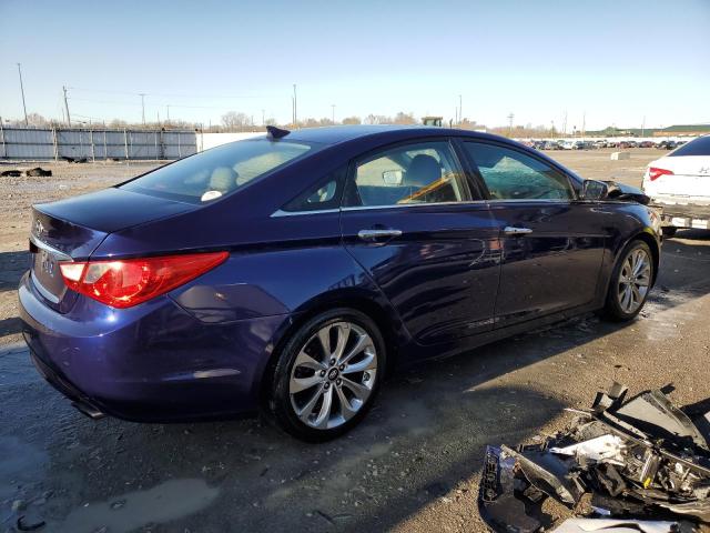 5NPEC4AC0DH545962 - 2013 HYUNDAI SONATA SE BLUE photo 3