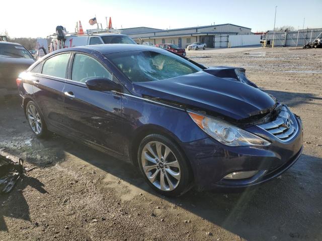 5NPEC4AC0DH545962 - 2013 HYUNDAI SONATA SE BLUE photo 4