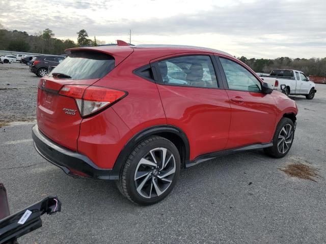 3CZRU6H10KG733072 - 2019 HONDA HR-V SPORT RED photo 3