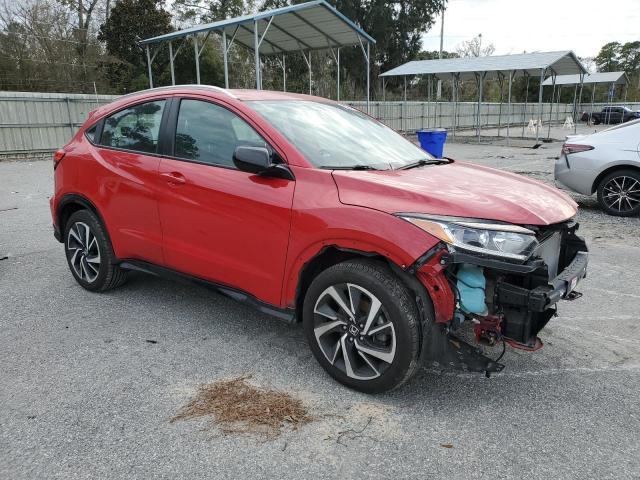 3CZRU6H10KG733072 - 2019 HONDA HR-V SPORT RED photo 4