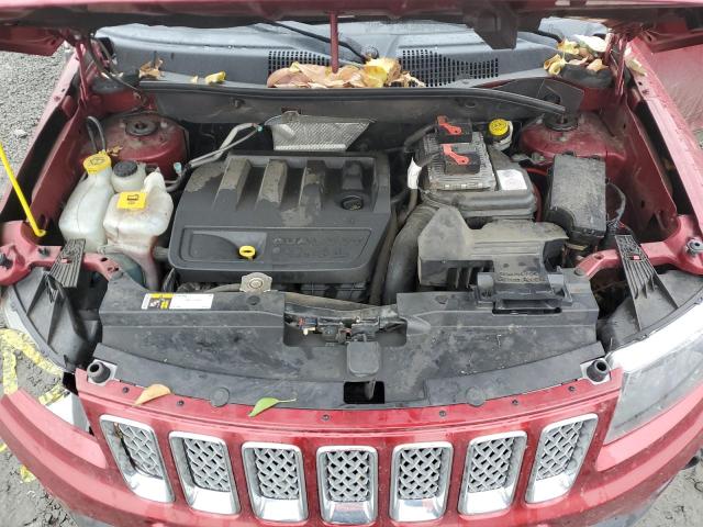 1C4NJDEB8GD696064 - 2016 JEEP COMPASS LATITUDE RED photo 12