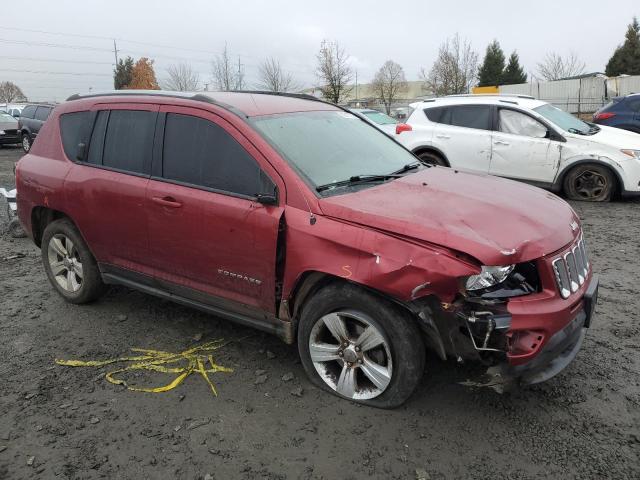 1C4NJDEB8GD696064 - 2016 JEEP COMPASS LATITUDE RED photo 4