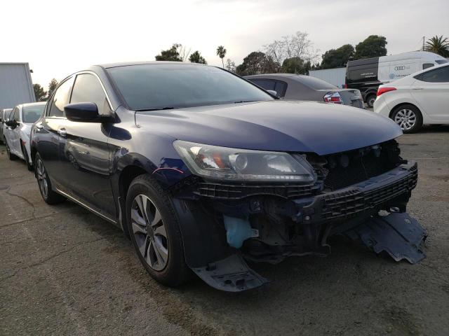 1HGCR2F31FA275526 - 2015 HONDA ACCORD LX BLUE photo 4