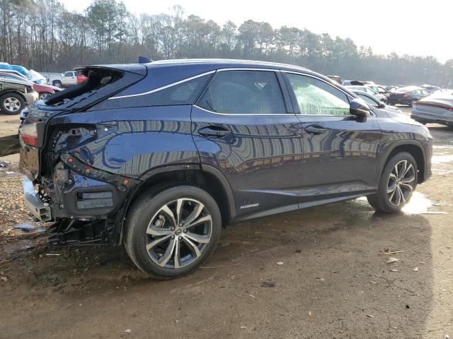 2T2HGMDA2NC083416 - 2022 LEXUS RX 450H BLUE photo 3