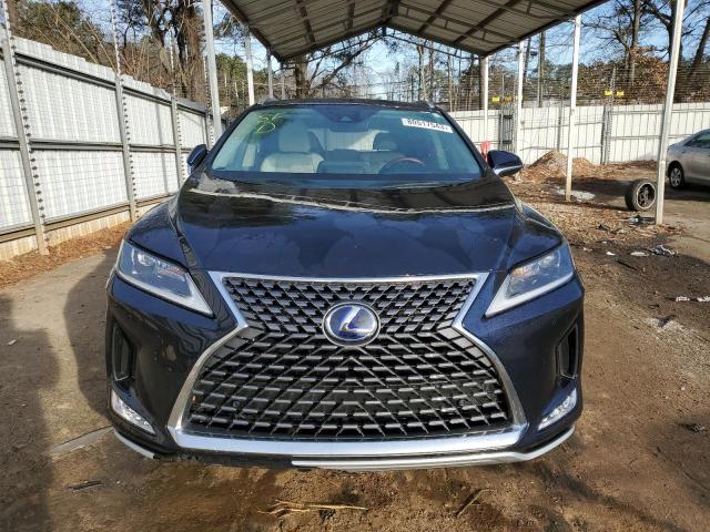 2T2HGMDA2NC083416 - 2022 LEXUS RX 450H BLUE photo 5