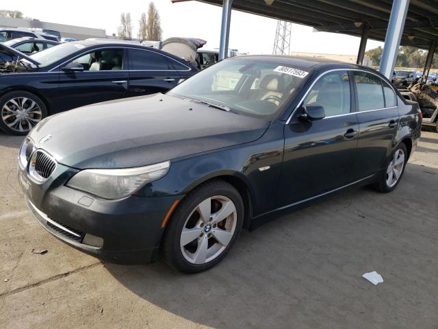 WBANV13598CZ53267 - 2008 BMW 528 XI BLACK photo 1