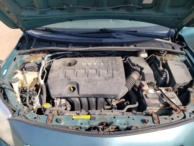 1NXBU4EE4AZ334577 - 2010 TOYOTA COROLLA BASE 青色 照片 11