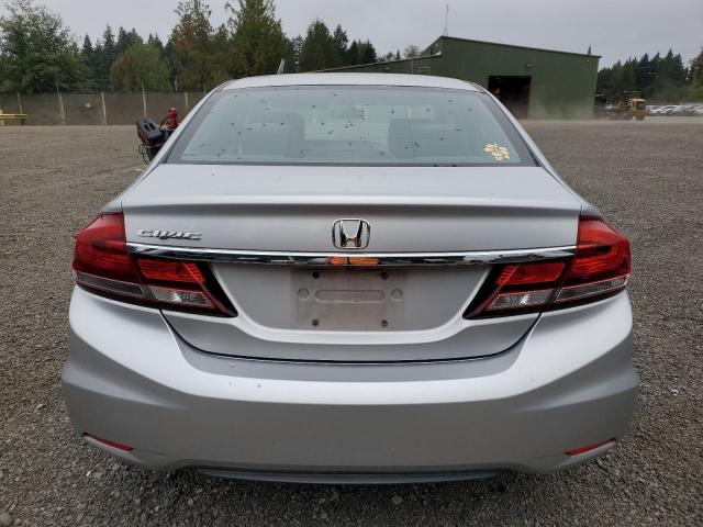 2HGFB2F5XEH520536 - 2014 HONDA CIVIC LX SILVER photo 6