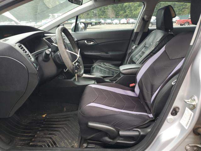 2HGFB2F5XEH520536 - 2014 HONDA CIVIC LX SILVER photo 7