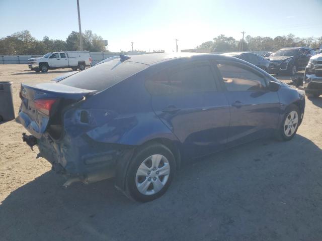 3KPFK4A76HE153315 - 2017 KIA FORTE LX BLUE photo 3