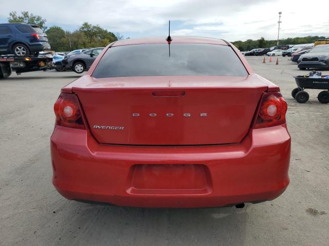1C3CDZCB2CN156202 - 2012 DODGE AVENGER SXT RED photo 6