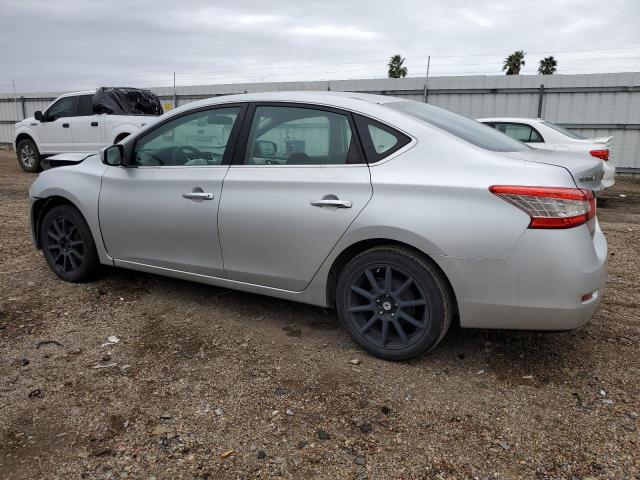 1N4AB7AP3DN900828 - 2013 NISSAN SENTRA S SILVER photo 2