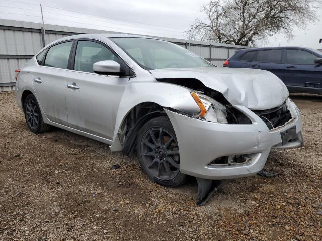 1N4AB7AP3DN900828 - 2013 NISSAN SENTRA S SILVER photo 4