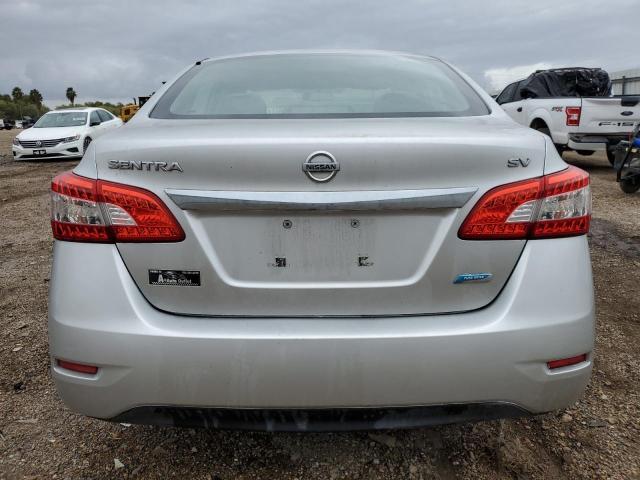 1N4AB7AP3DN900828 - 2013 NISSAN SENTRA S SILVER photo 6